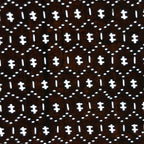 Japanese Antique Ise Katagami Paper Kimono Stencil Edo Hexagon Pattern A507