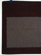 Japanese Antique Ise Katagami Paper Kimono Stencil Edo Honeycomb Geometric Patte