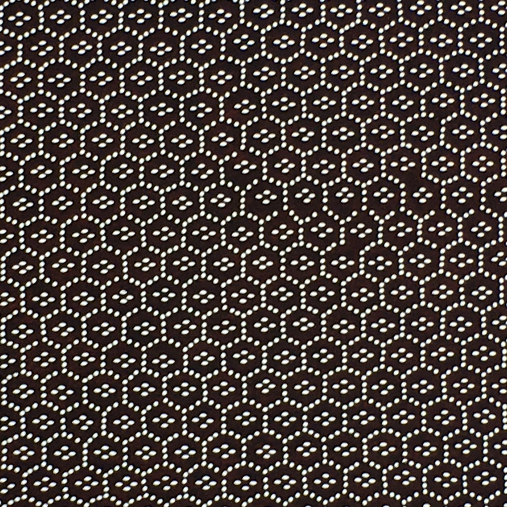 Japanese Antique Ise Katagami Paper Kimono Stencil Edo Honeycomb Geometric Patte