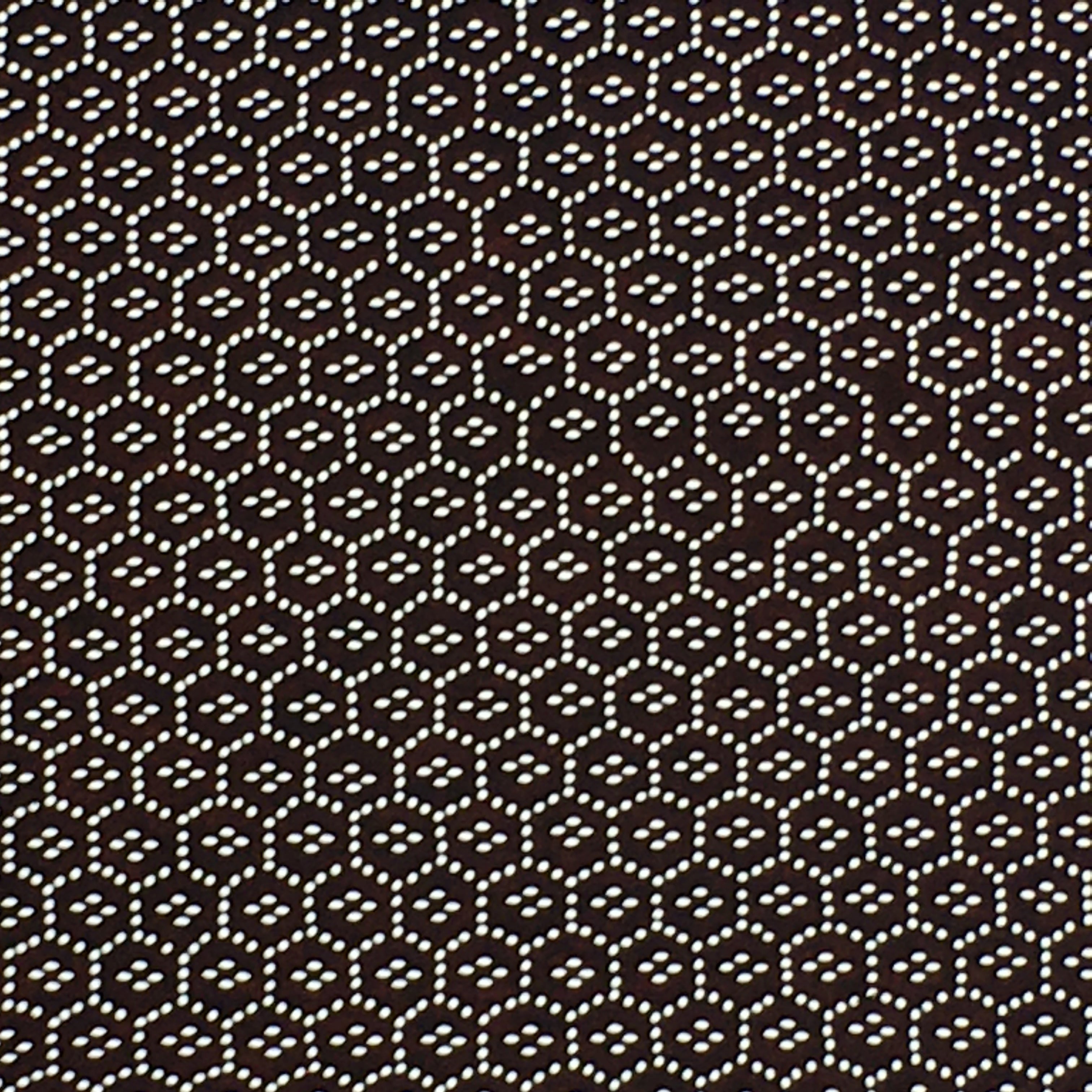 Japanese Antique Ise Katagami Paper Kimono Stencil Edo Honeycomb Geometric Patte