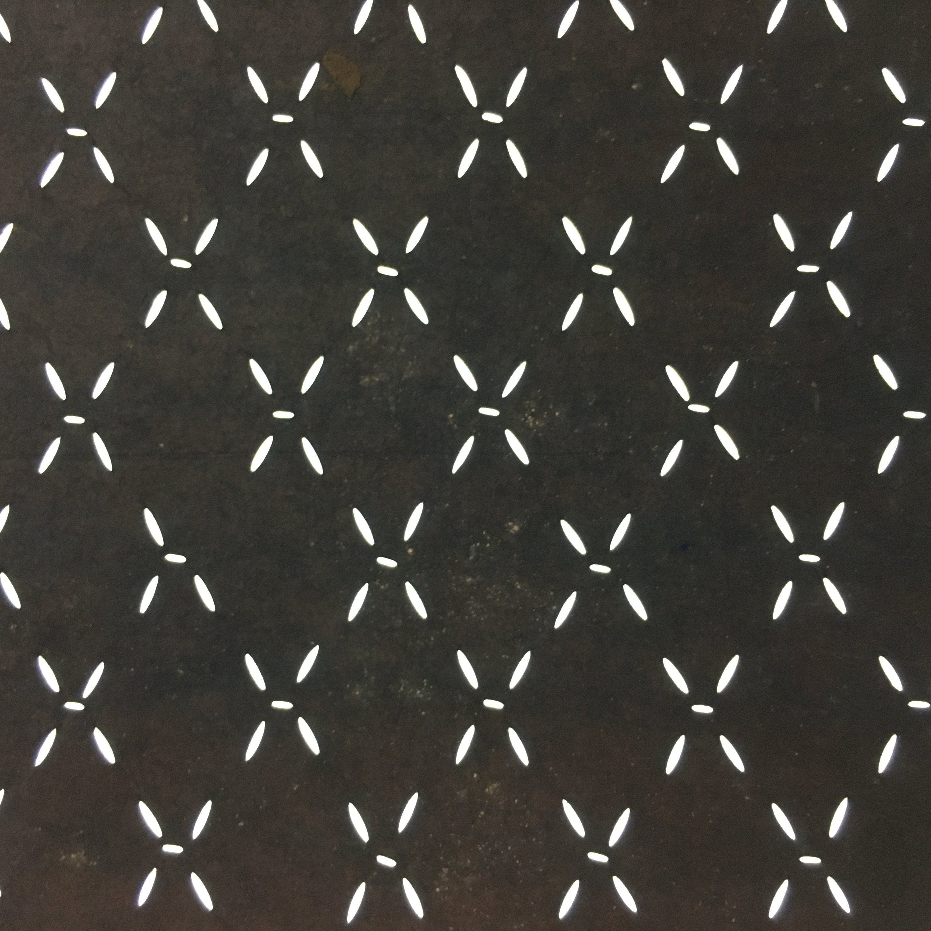 Japanese Antique Ise Katagami Paper Kimono Stencil Edo Lattice A411