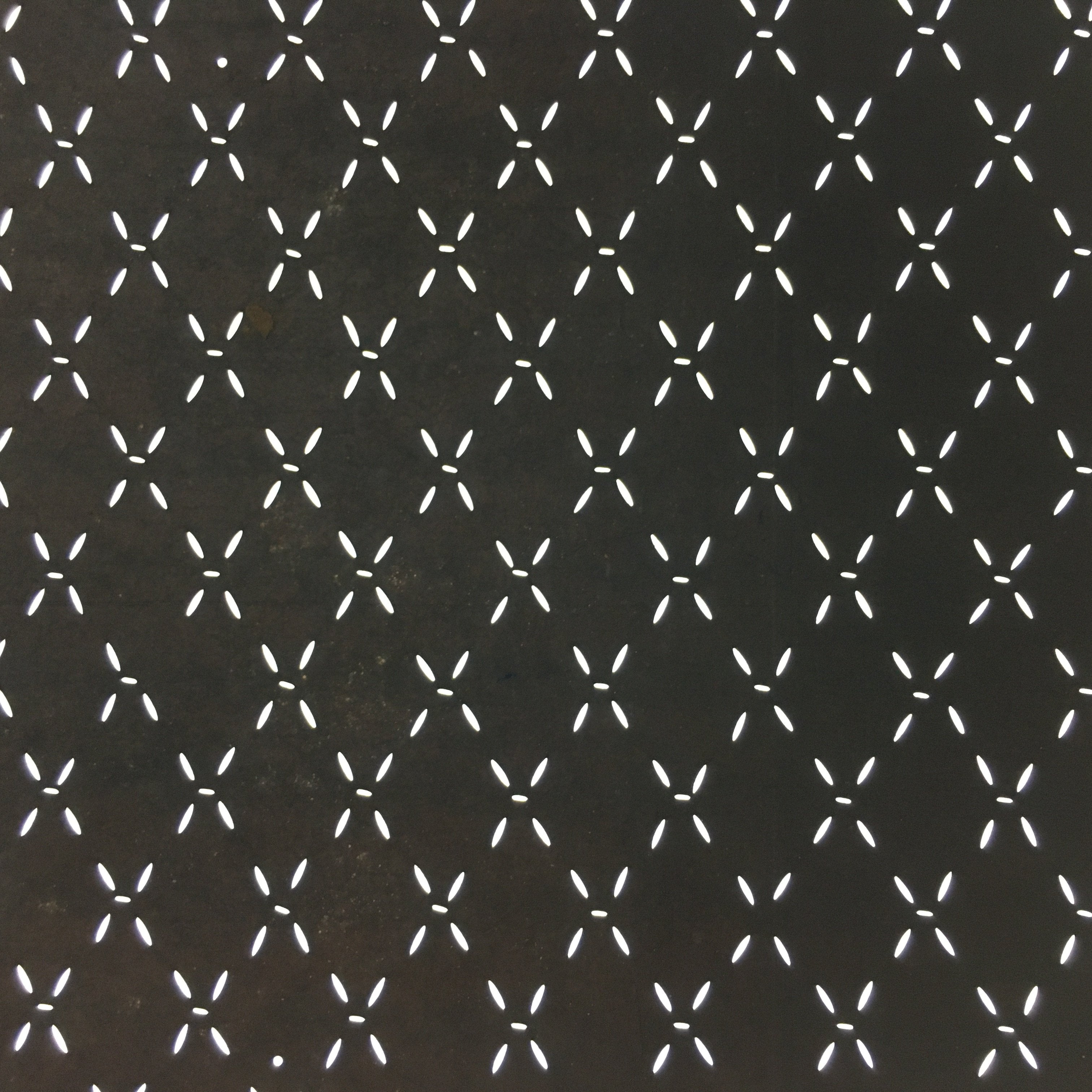 Japanese Antique Ise Katagami Paper Kimono Stencil Edo Lattice A411