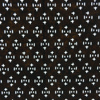 Japanese Antique Ise Katagami Paper Kimono Stencil Edo Line Cross Pattern A525