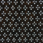 Japanese Antique Ise Katagami Paper Kimono Stencil Edo Line Cross Pattern A525