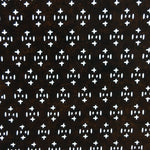 Japanese Antique Ise Katagami Paper Kimono Stencil Edo Line Cross Pattern A525