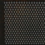 Japanese Antique Ise Katagami Paper Kimono Stencil Edo Line Cross Pattern A525