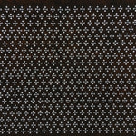 Japanese Antique Ise Katagami Paper Kimono Stencil Edo Line Cross Pattern A525