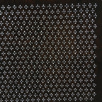Japanese Antique Ise Katagami Paper Kimono Stencil Edo Line Cross Pattern A525