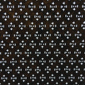 Japanese Antique Ise Katagami Paper Kimono Stencil Edo Line Cross Pattern A525