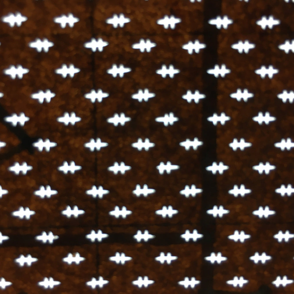 Japanese Antique Ise Katagami Paper Kimono Stencil Edo Lines Pattern A523