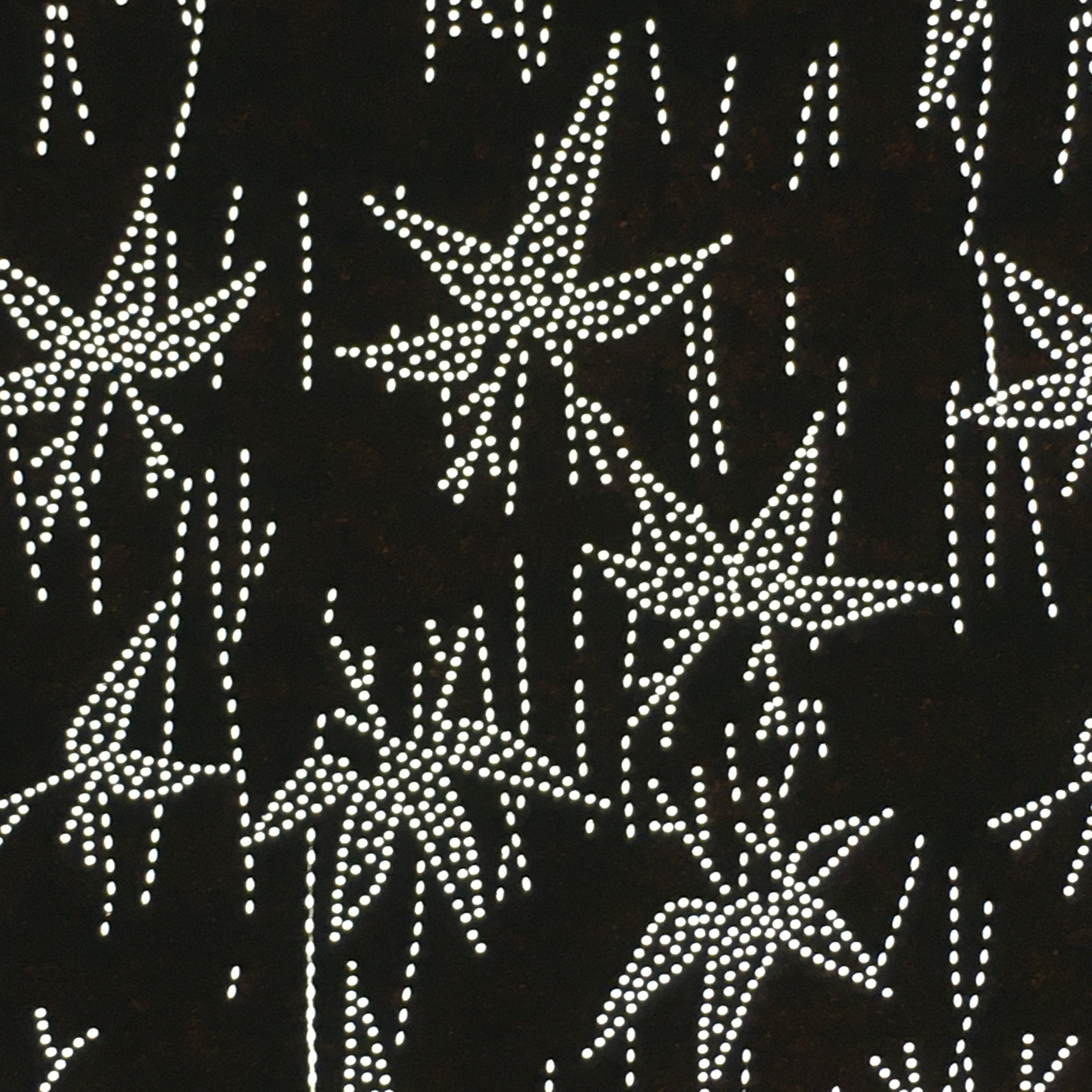 Japanese Antique Ise Katagami Paper Kimono Stencil Edo Maple Leaves Pattern A547
