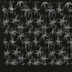 Japanese Antique Ise Katagami Paper Kimono Stencil Edo Maple Leaves Pattern A547