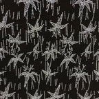 Japanese Antique Ise Katagami Paper Kimono Stencil Edo Maple Leaves Pattern A547