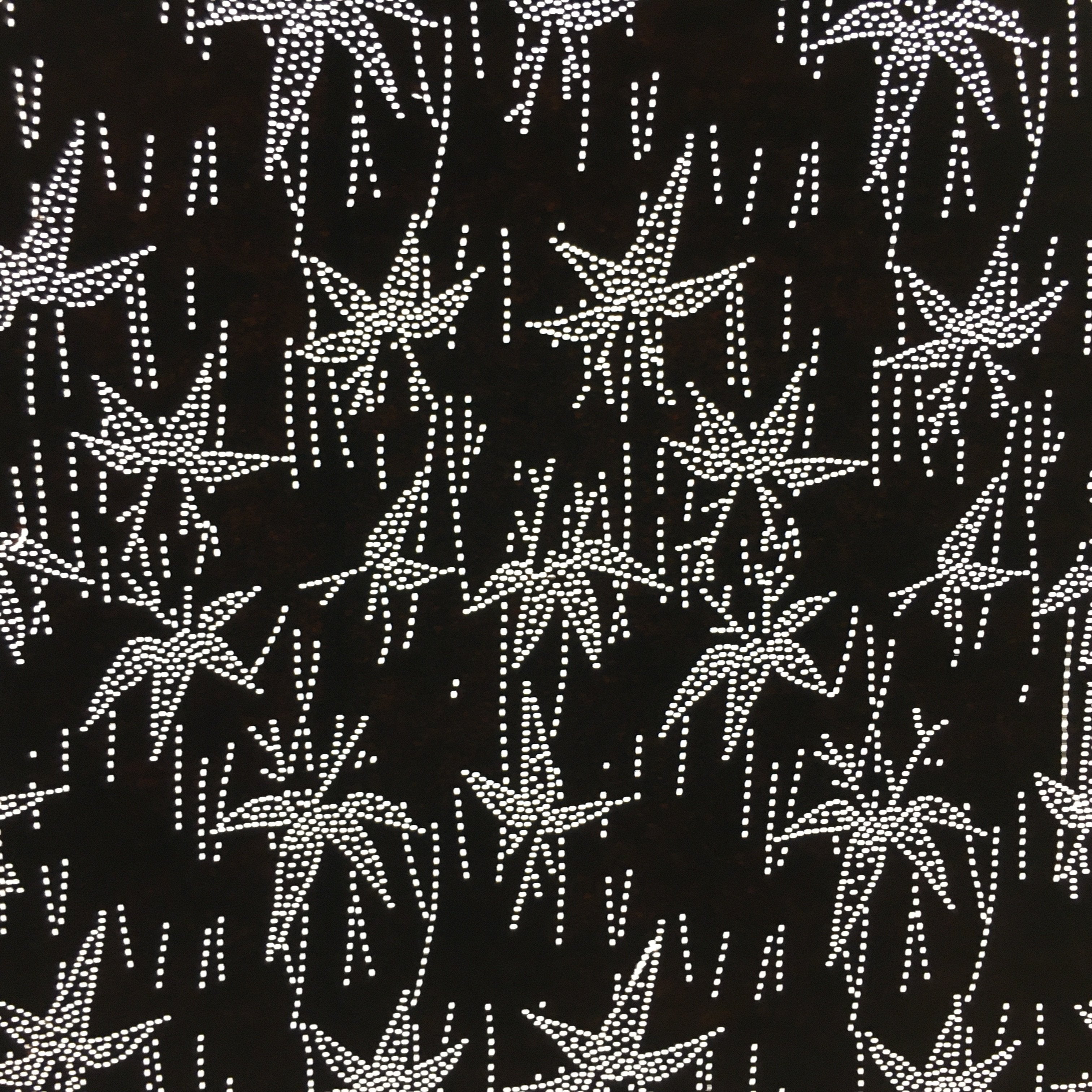 Japanese Antique Ise Katagami Paper Kimono Stencil Edo Maple Leaves Pattern A547