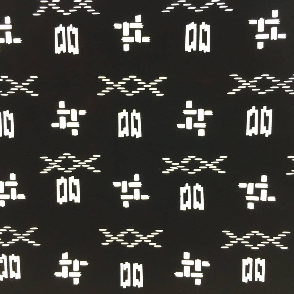 Japanese Antique Ise Katagami Paper Kimono Stencil Edo Nature Design A560