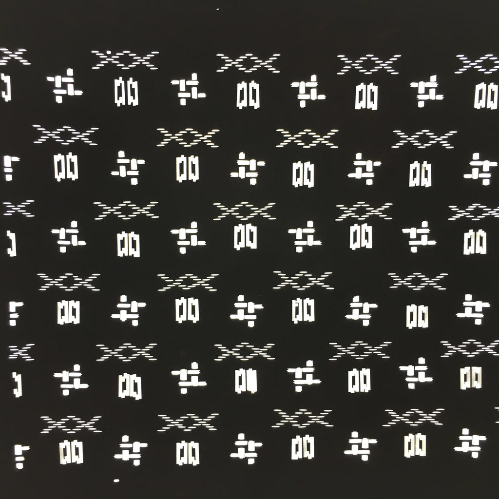 Japanese Antique Ise Katagami Paper Kimono Stencil Edo Nature Design A560