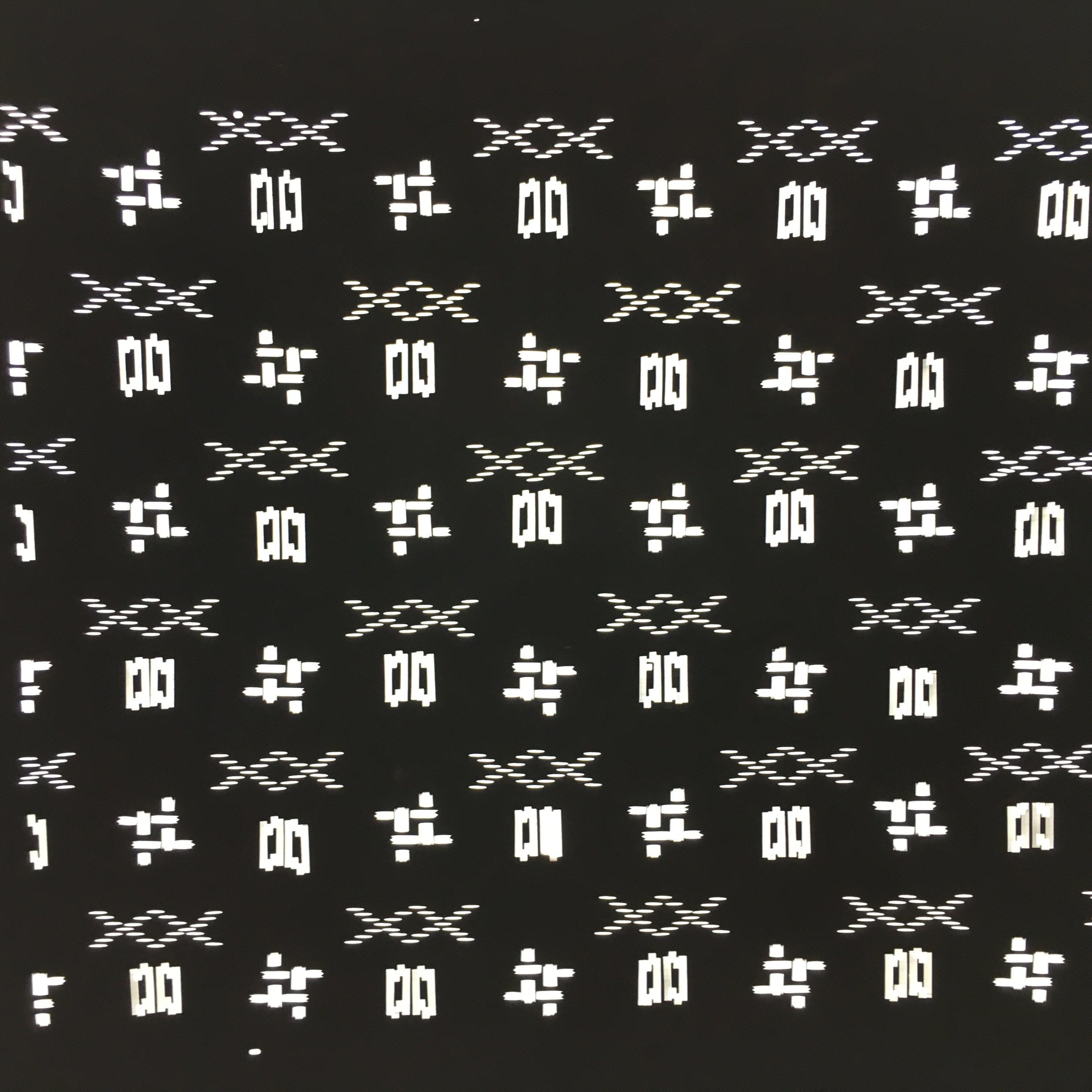 Japanese Antique Ise Katagami Paper Kimono Stencil Edo Nature Design A560