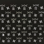 Japanese Antique Ise Katagami Paper Kimono Stencil Edo Nature Design A560