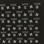 Japanese Antique Ise Katagami Paper Kimono Stencil Edo Nature Design A560