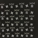 Japanese Antique Ise Katagami Paper Kimono Stencil Edo Nature Design A560