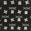 Japanese Antique Ise Katagami Paper Kimono Stencil Edo Nature Design A560