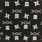 Japanese Antique Ise Katagami Paper Kimono Stencil Edo Nature Design A560