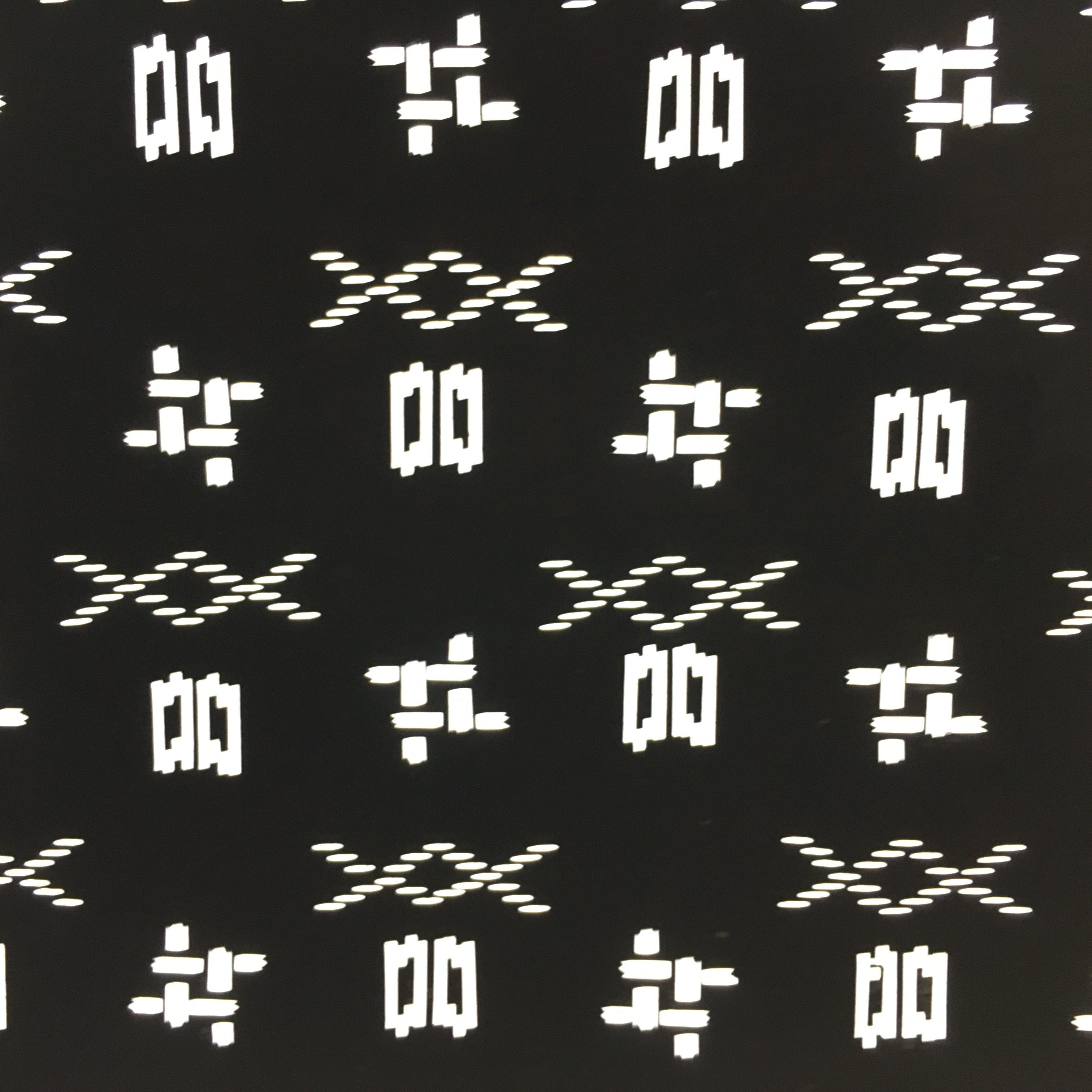 Japanese Antique Ise Katagami Paper Kimono Stencil Edo Nature Design A560