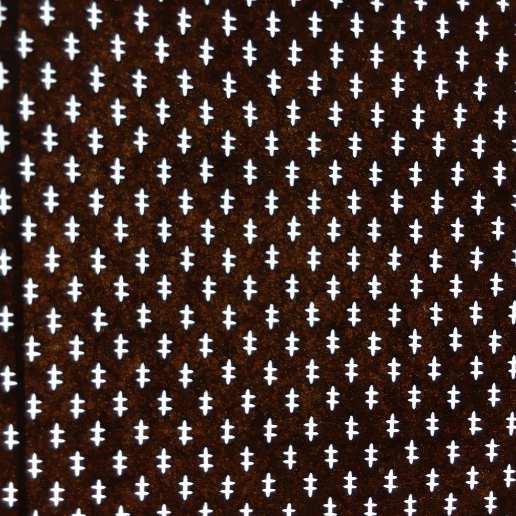Japanese Antique Ise Katagami Paper Kimono Stencil Edo Not Equal Sign A440