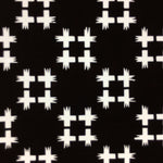 Japanese Antique Ise Katagami Paper Kimono Stencil Edo Number Hash Symbol A403