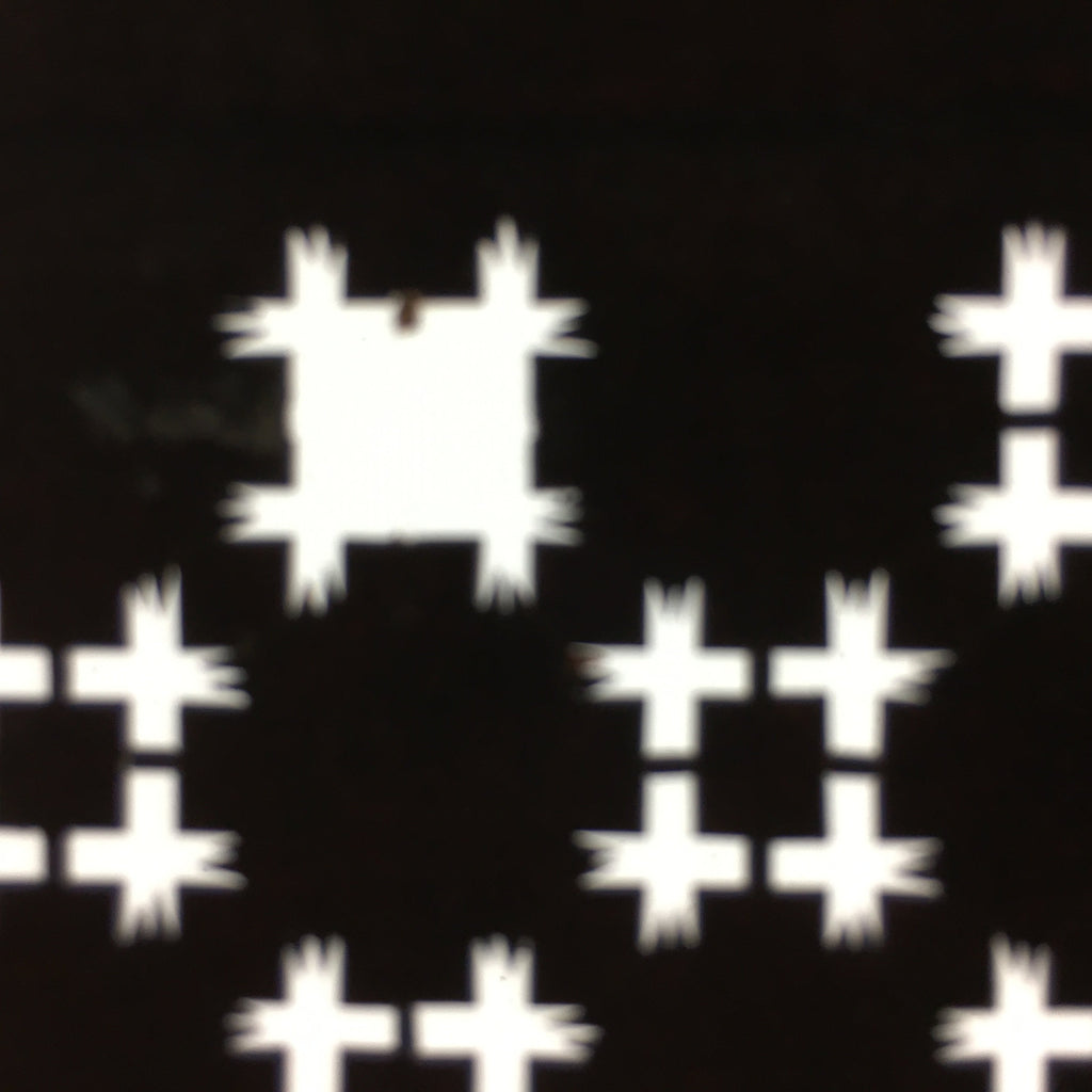 Japanese Antique Ise Katagami Paper Kimono Stencil Edo Number Hash Symbol A403