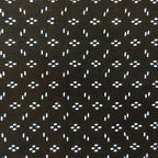 Japanese Antique Ise Katagami Paper Kimono Stencil Edo Oval Flower Dot A428