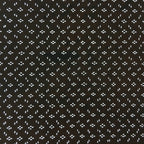 Japanese Antique Ise Katagami Paper Kimono Stencil Edo Oval Flower Dot A428