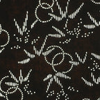 Japanese Antique Ise Katagami Paper Kimono Stencil Edo Pine Leaves Pattern A546
