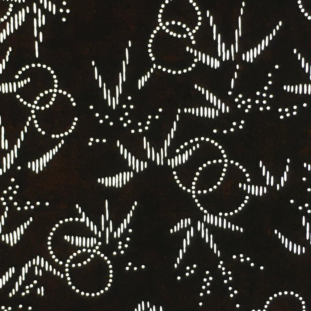 Japanese Antique Ise Katagami Paper Kimono Stencil Edo Pine Leaves Pattern A546