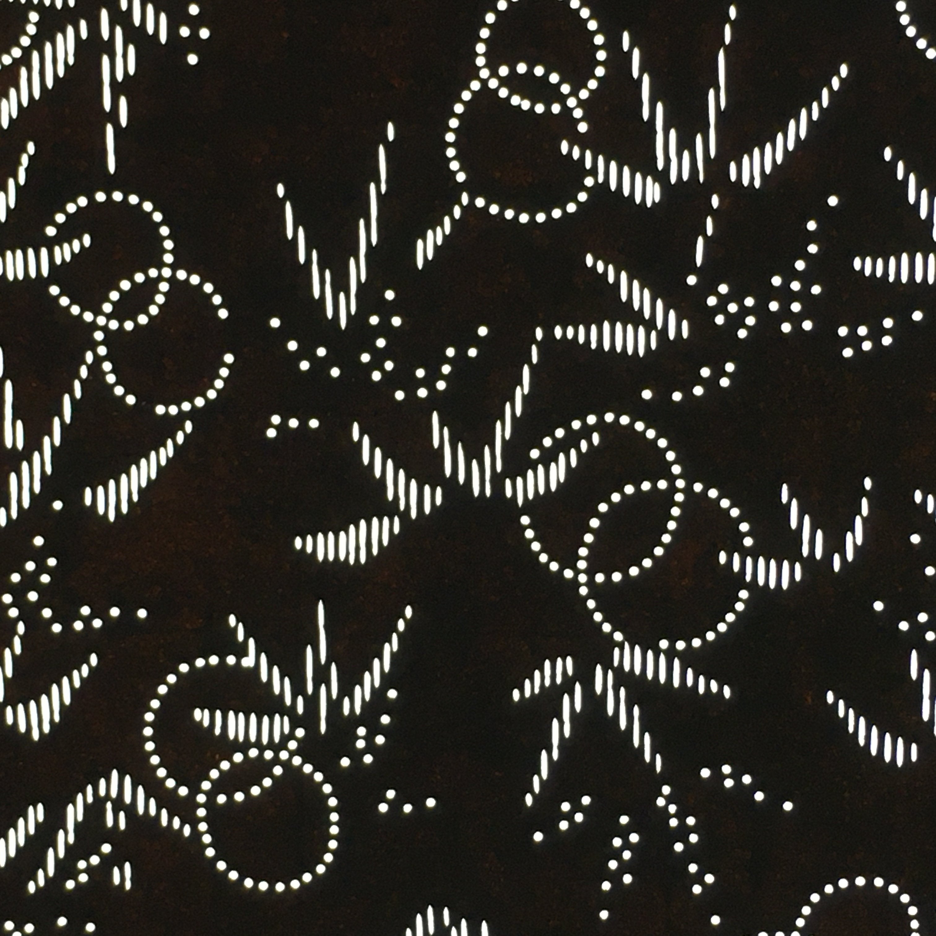 Japanese Antique Ise Katagami Paper Kimono Stencil Edo Pine Leaves Pattern A546