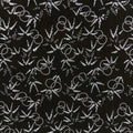 Japanese Antique Ise Katagami Paper Kimono Stencil Edo Pine Leaves Pattern A546