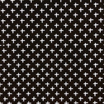 Japanese Antique Ise Katagami Paper Kimono Stencil Edo Plus Sign Cross A442