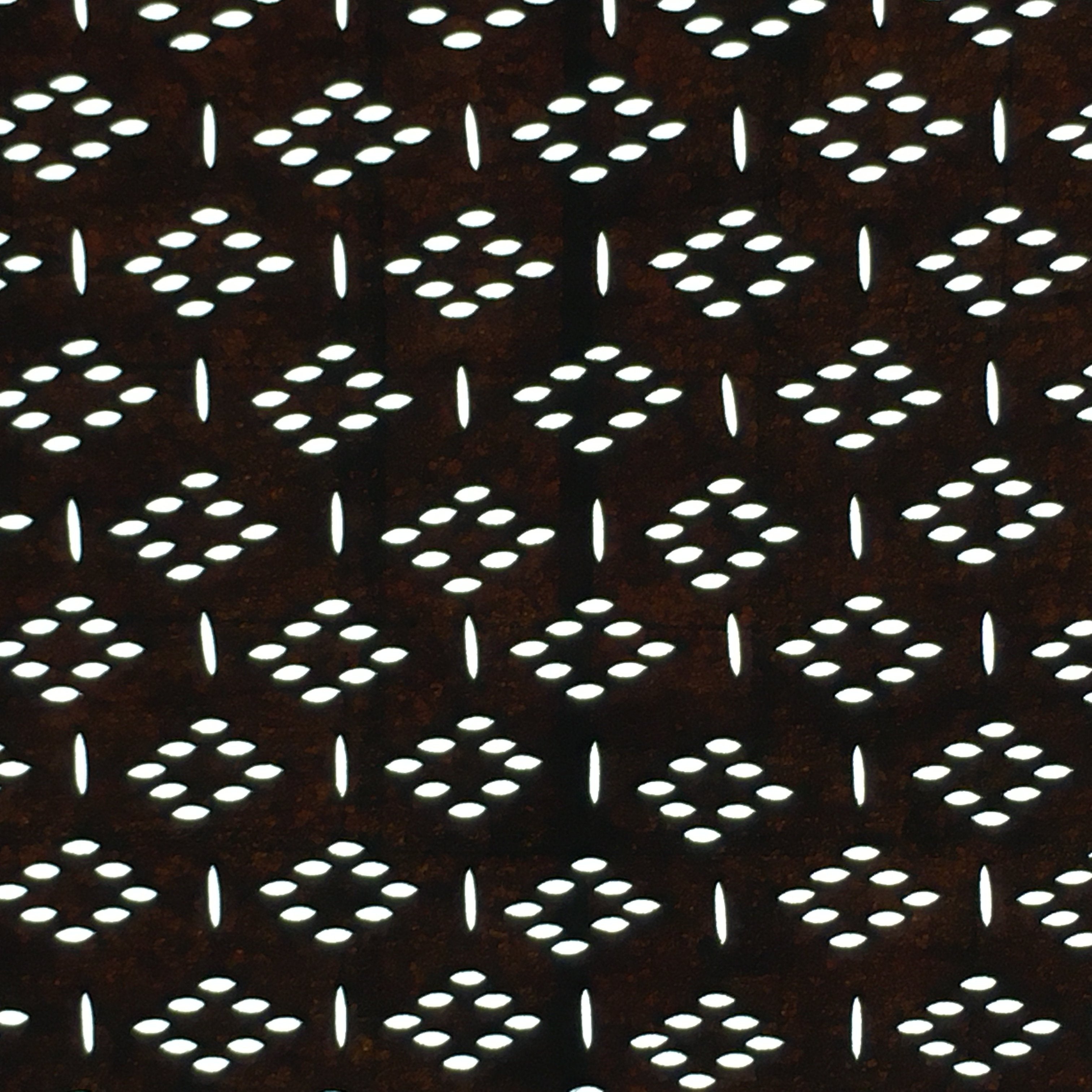 Japanese Antique Ise Katagami Paper Kimono Stencil Edo Rhombus Line A554