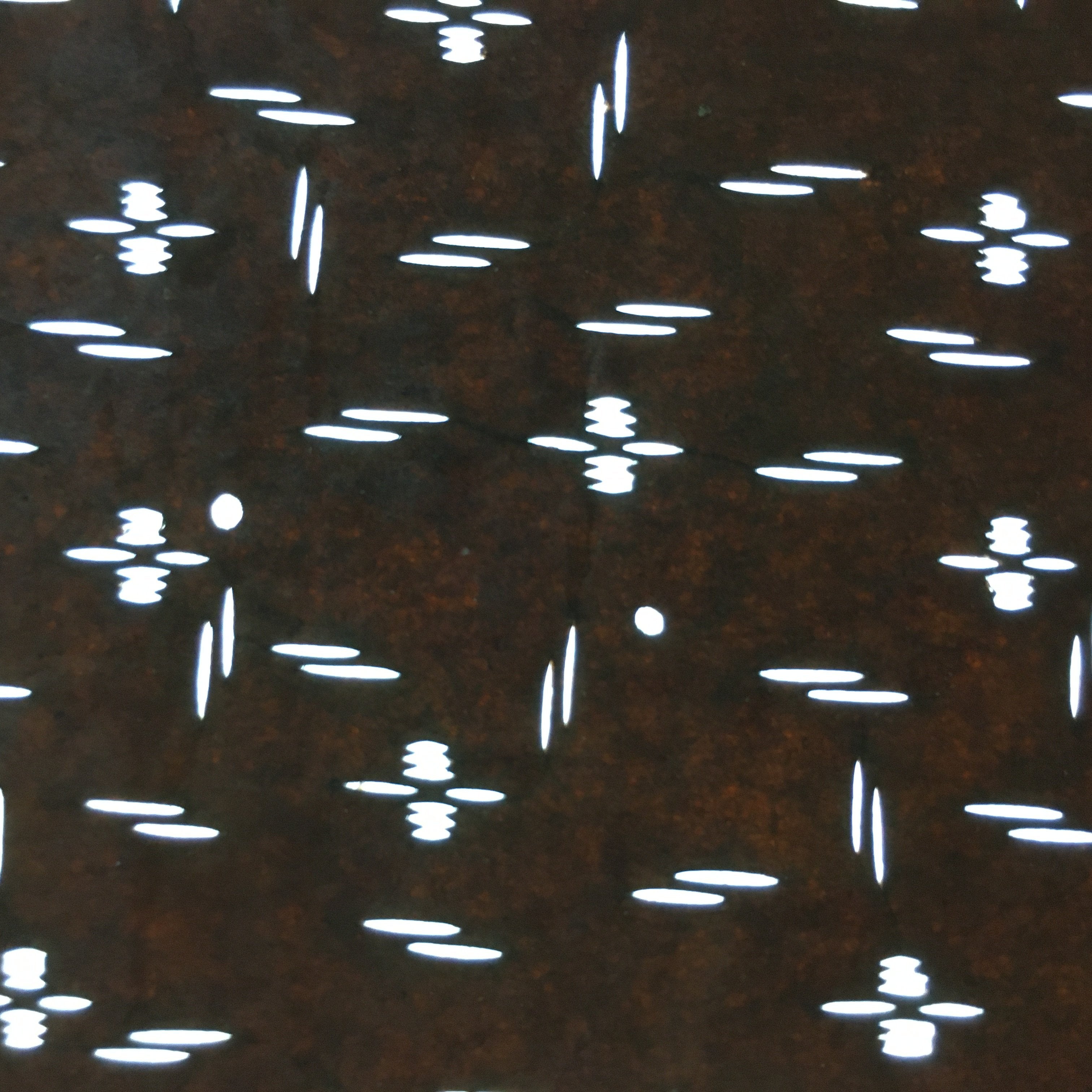 Japanese Antique Ise Katagami Paper Kimono Stencil Edo Short Line A396