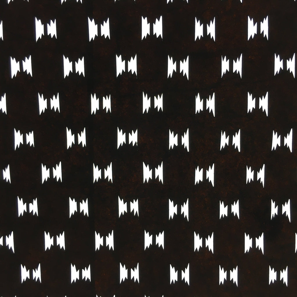 Japanese Antique Ise Katagami Paper Kimono Stencil Edo Small Butterfly Pattern A