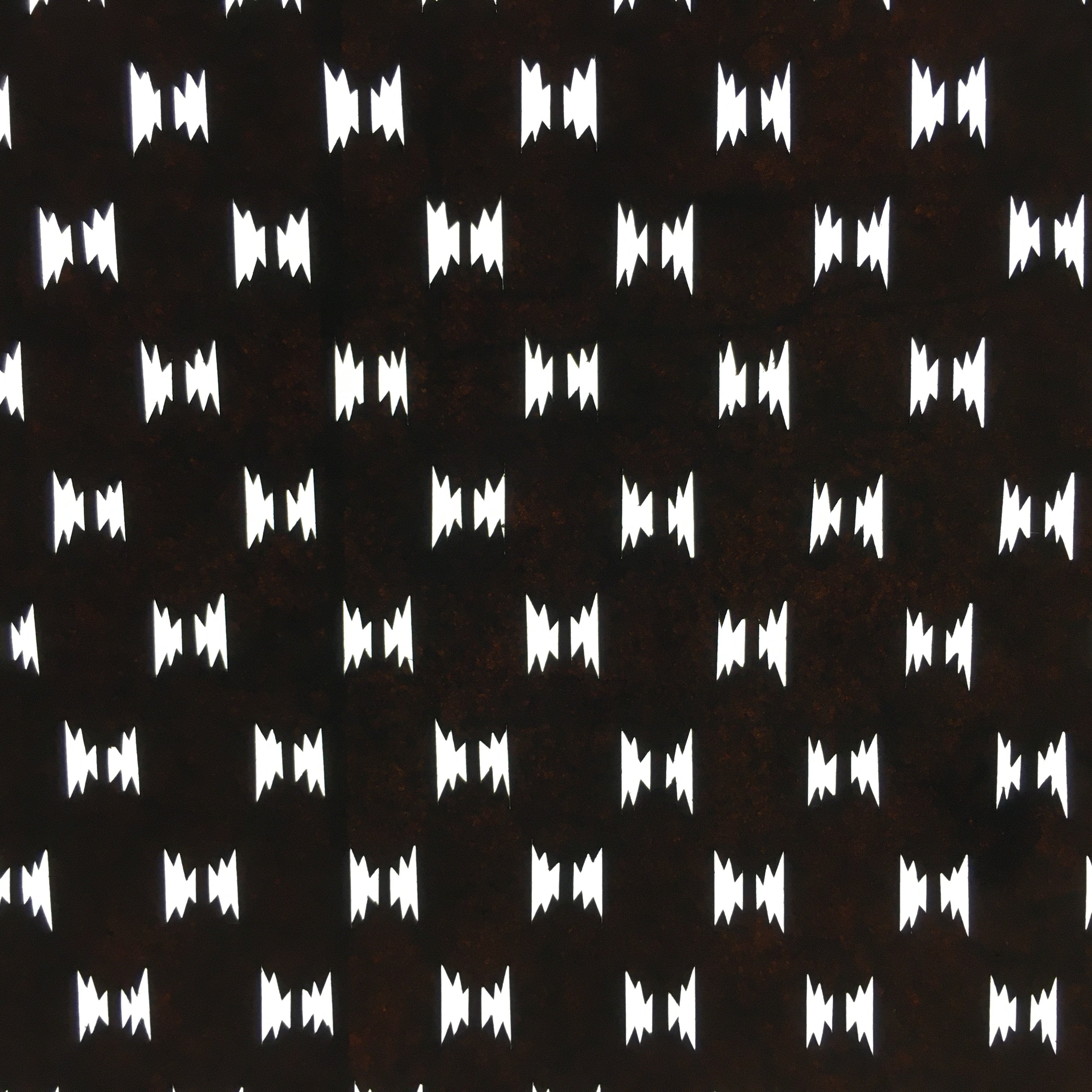 Japanese Antique Ise Katagami Paper Kimono Stencil Edo Small Butterfly Pattern A