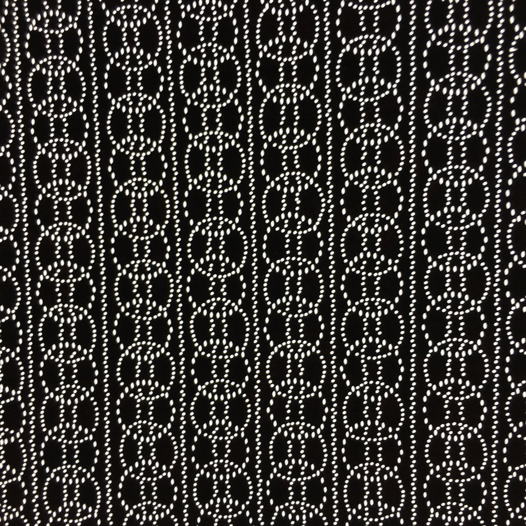 Japanese Antique Ise Katagami Paper Kimono Stencil Edo Small Circles Pattern A55