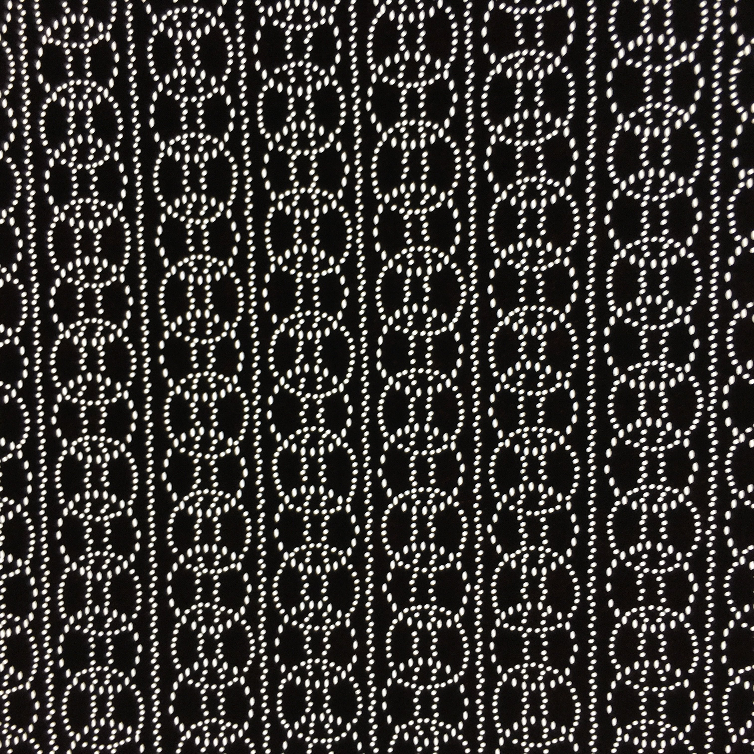 Japanese Antique Ise Katagami Paper Kimono Stencil Edo Small Circles Pattern A55