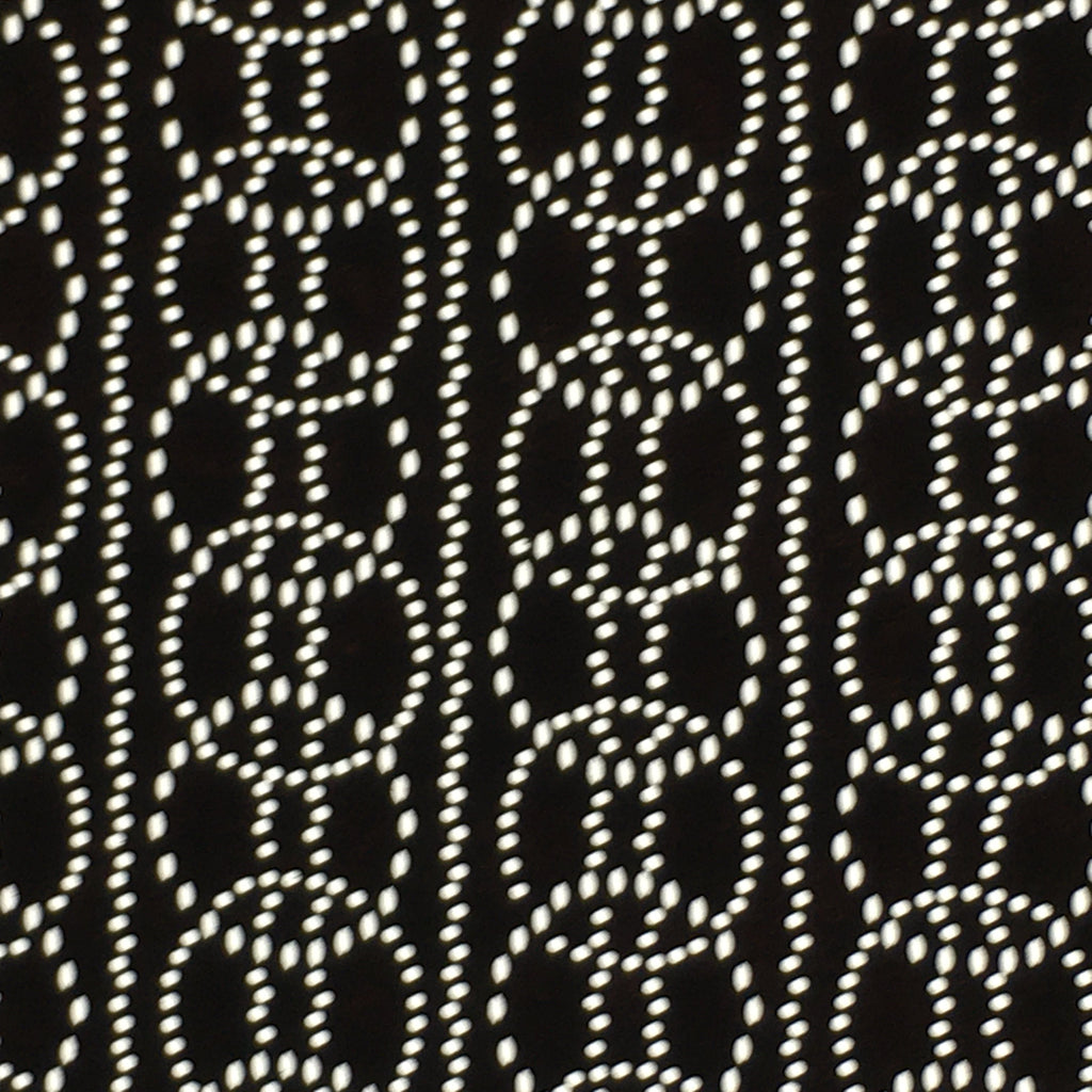 Japanese Antique Ise Katagami Paper Kimono Stencil Edo Small Circles Pattern A55