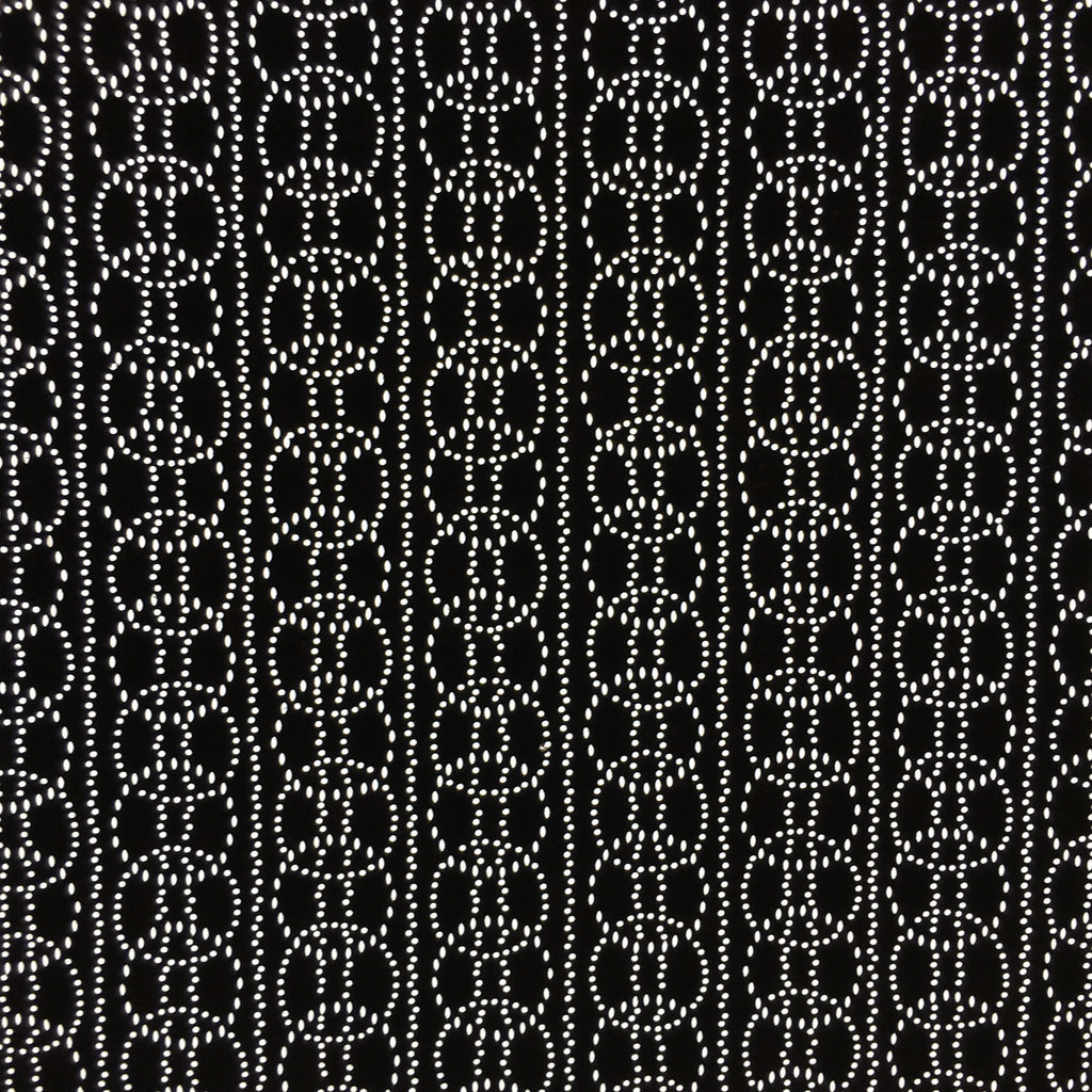 Japanese Antique Ise Katagami Paper Kimono Stencil Edo Small Circles Pattern A55