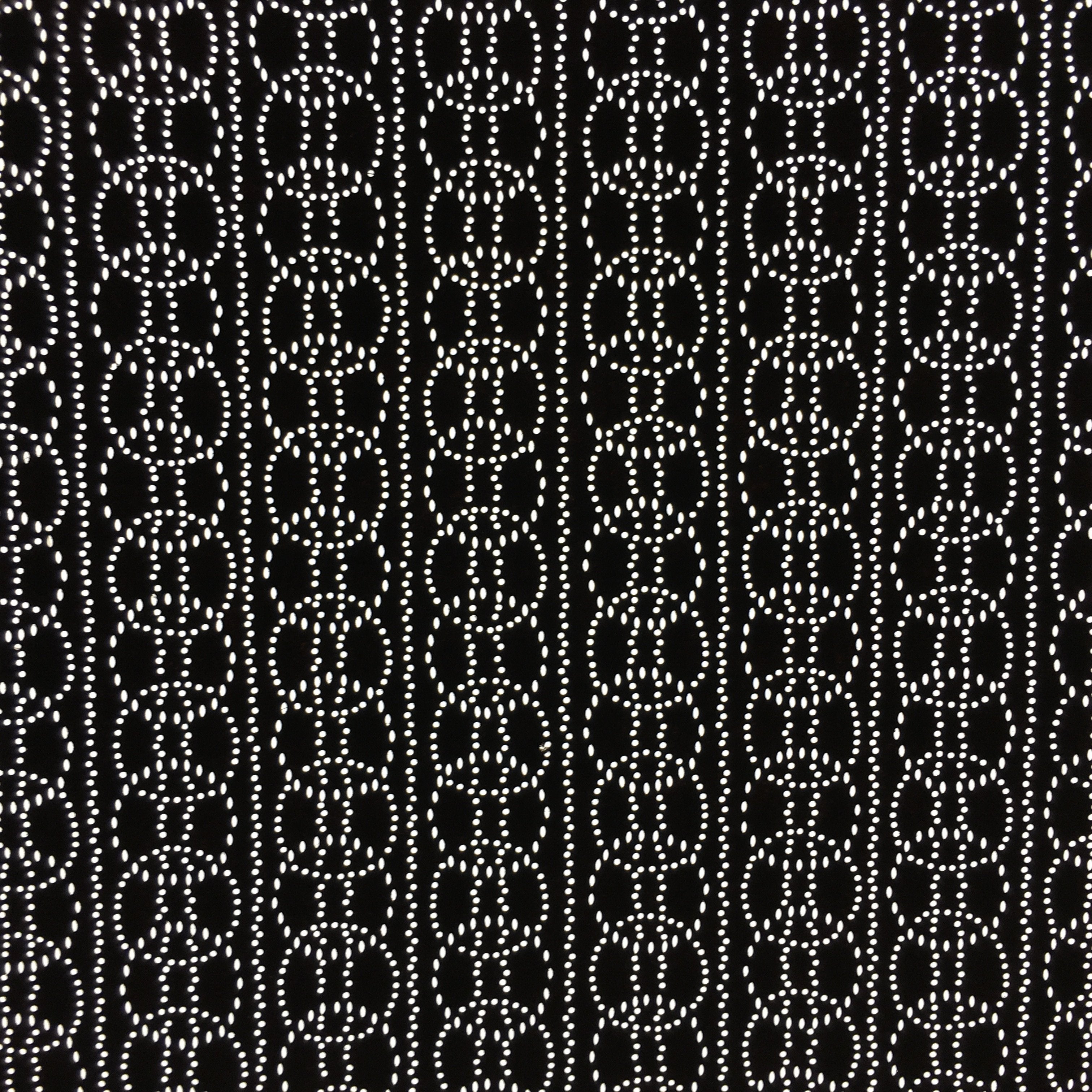 Japanese Antique Ise Katagami Paper Kimono Stencil Edo Small Circles Pattern A55