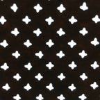 Japanese Antique Ise Katagami Paper Kimono Stencil Edo Small Cross Pattern A526