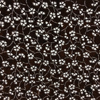 Japanese Antique Ise Katagami Paper Kimono Stencil Edo Small Flower Pattern A520