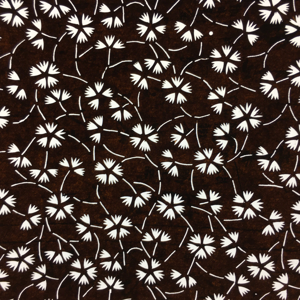 Japanese Antique Ise Katagami Paper Kimono Stencil Edo Small Flower Pattern A520