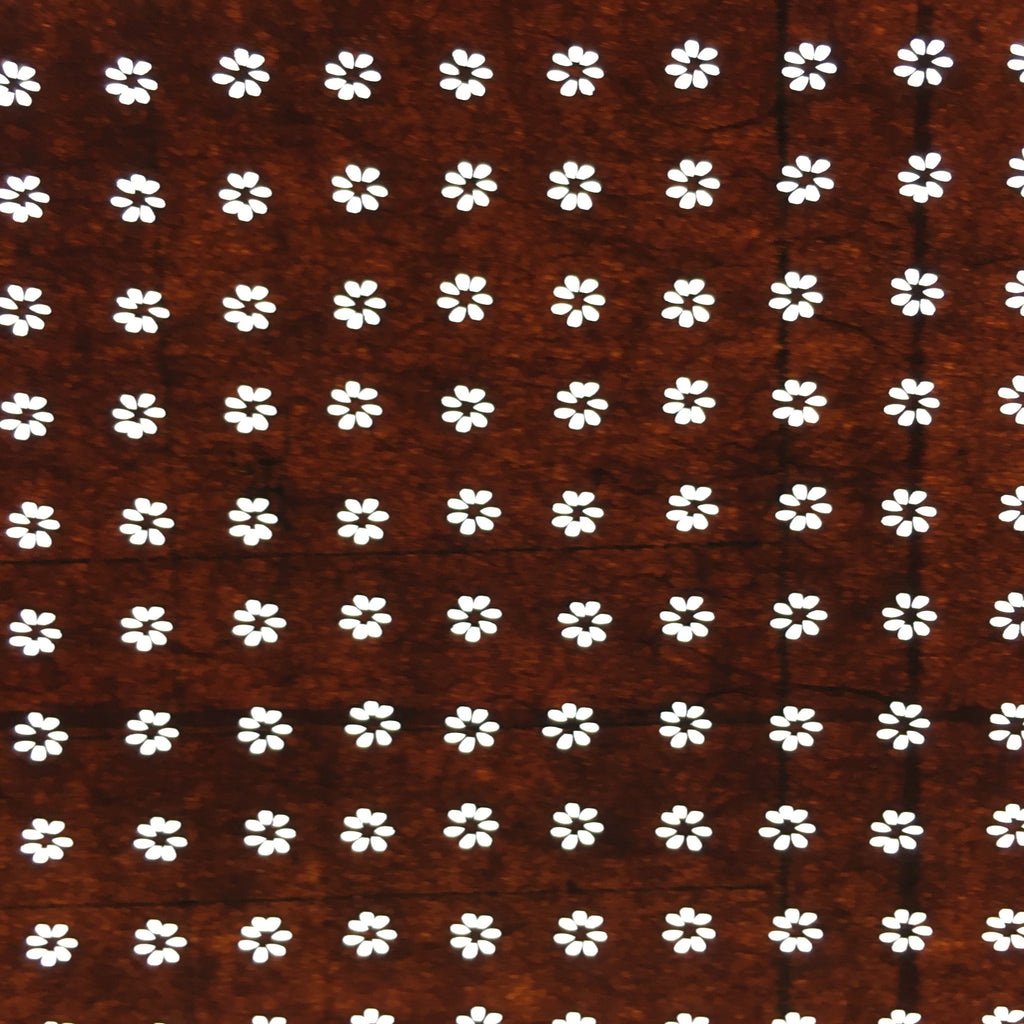 Japanese Antique Ise Katagami Paper Kimono Stencil Edo Small Flower Pattern A538
